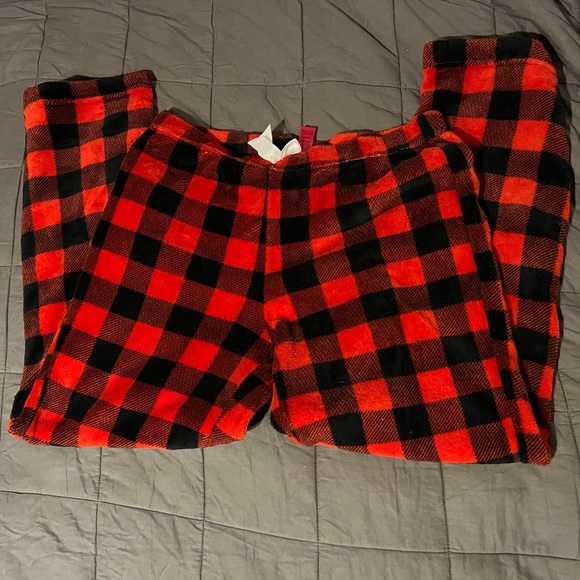 Buffalo plaid pj pants super plush XL - Picture 2 of 3